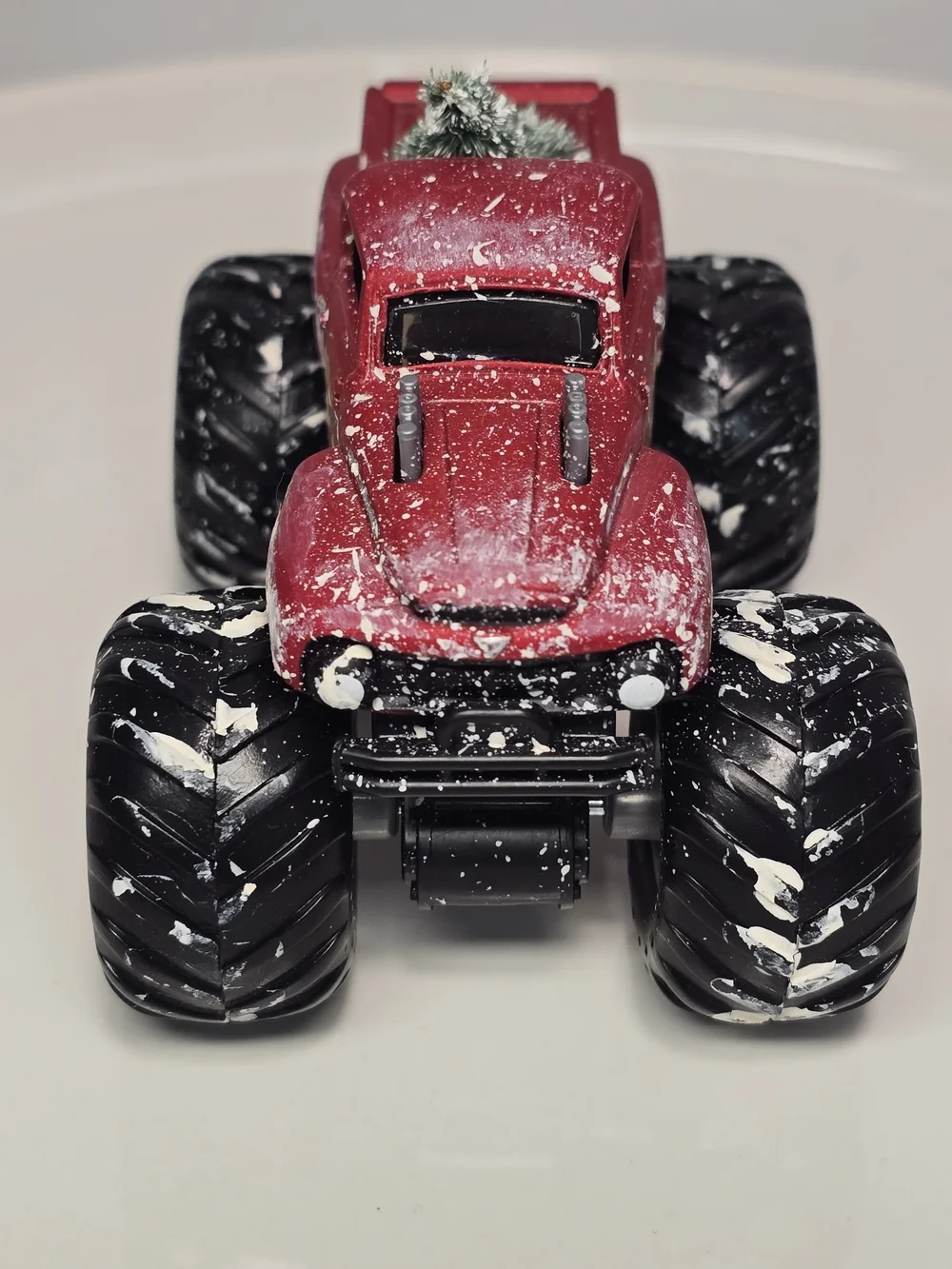 Monster Jam Vintage Red Monster Truck Toy - Custom. GD Truck 4+ Toy.